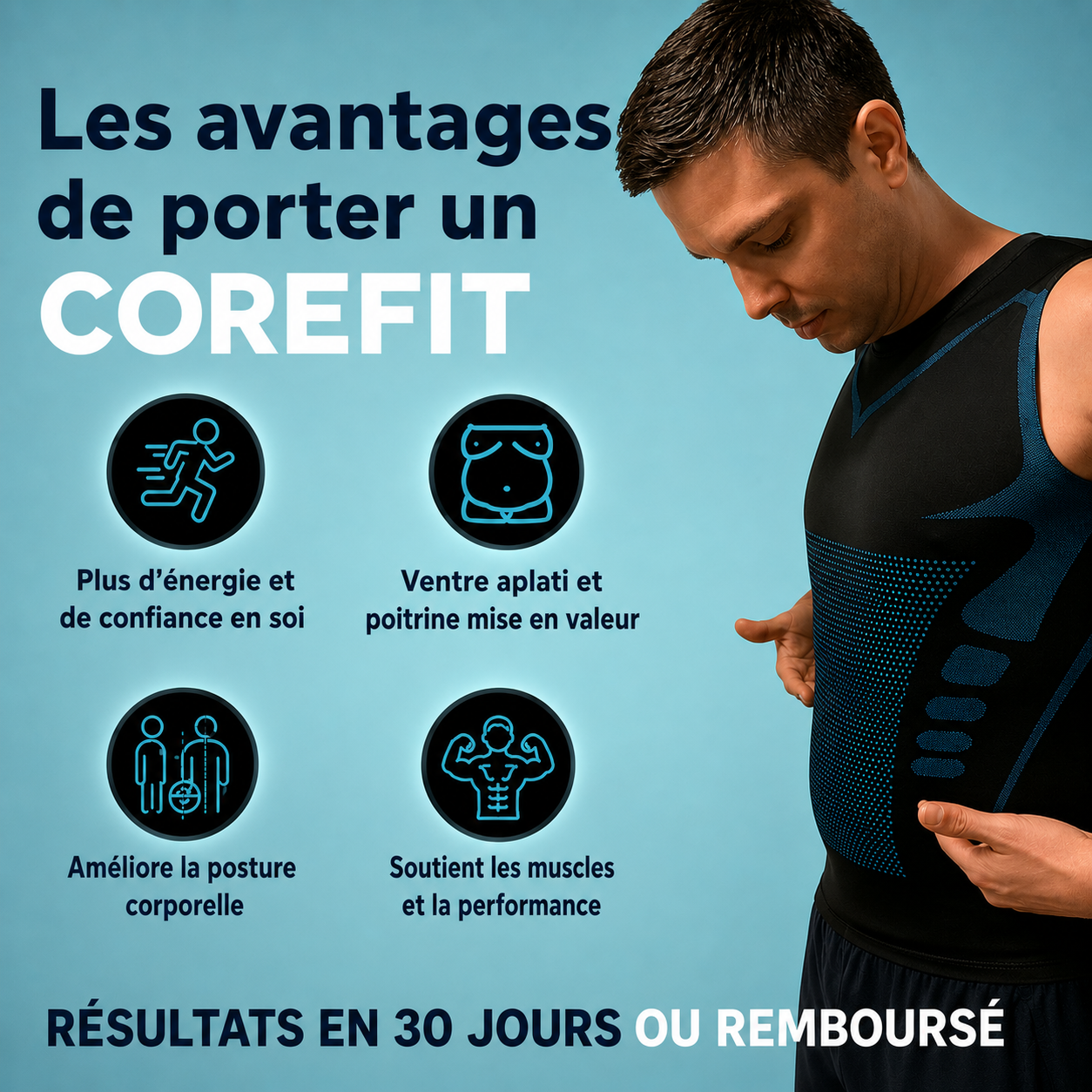 CoreFit™ Ressentez la puissance de la confiance en soi, de l'énergie et de la force
