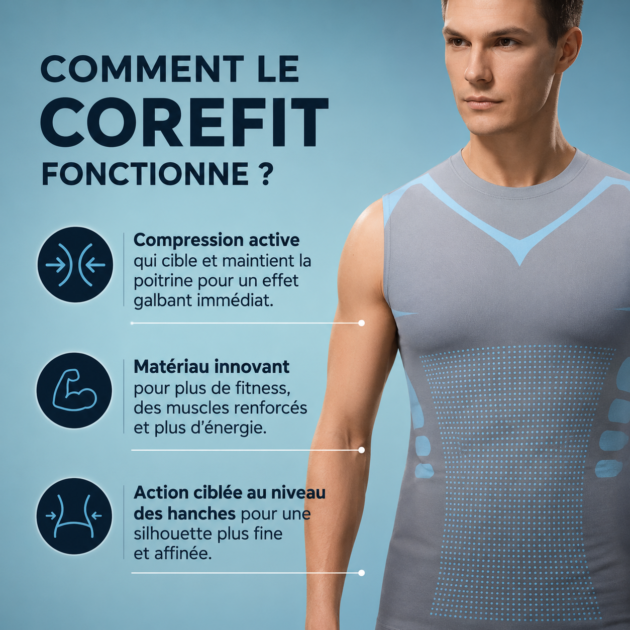 CoreFit™ Ressentez la puissance de la confiance en soi, de l'énergie et de la force